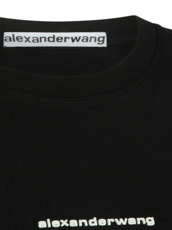Alexander Wang logo-print T-shirt | Black | FARFETCH