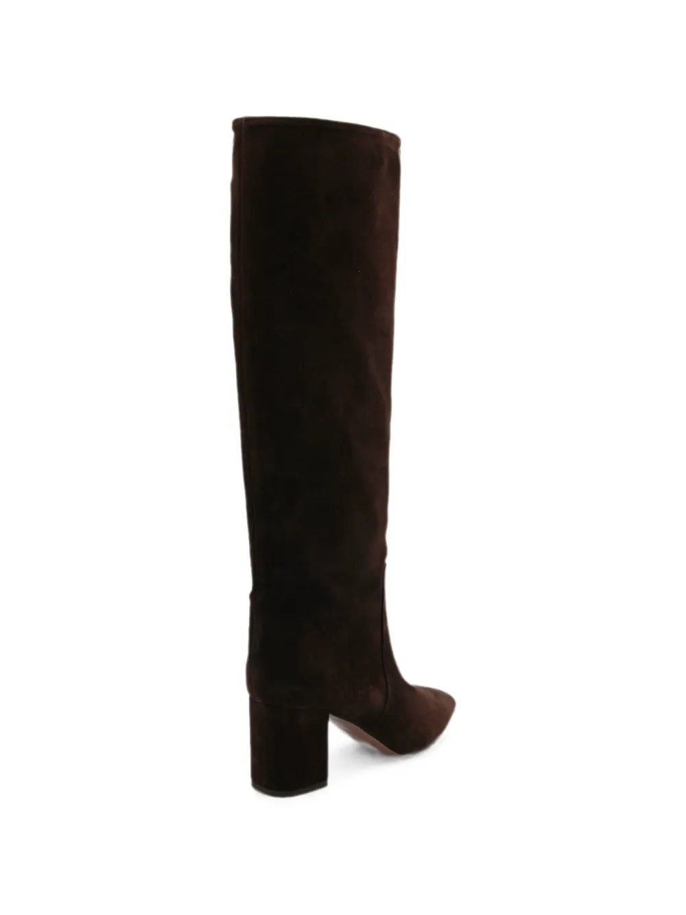 Paris Texas Anja suede pointed-toe boots Bruin