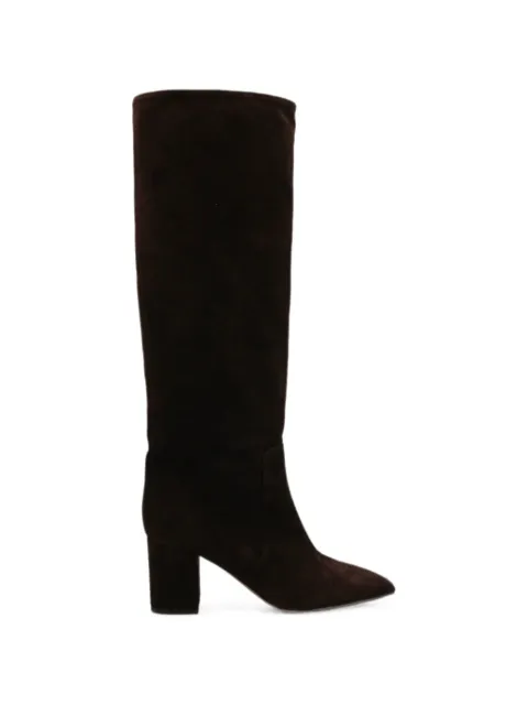 Paris Texas Anja suede pointed-toe boots
