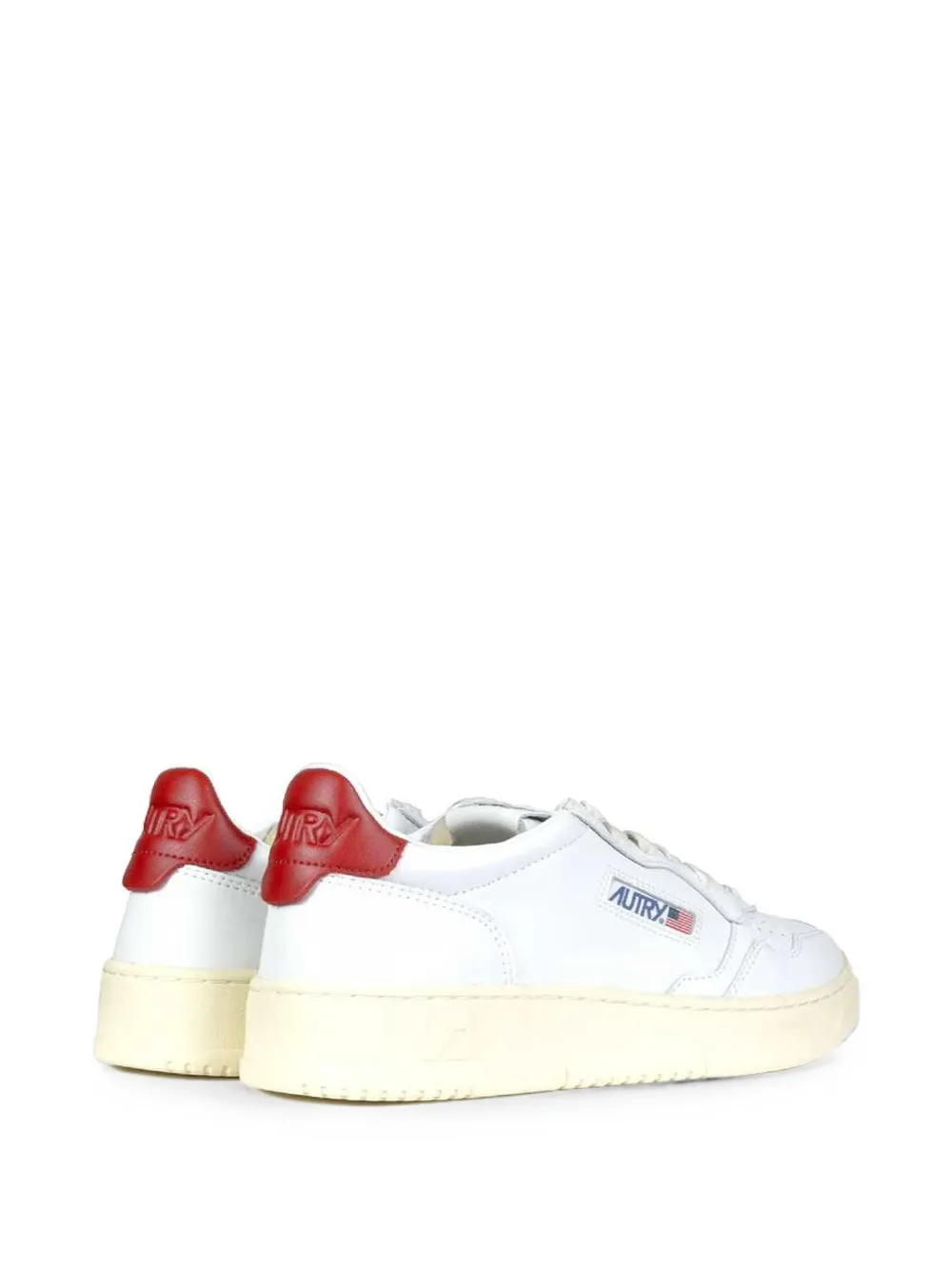 Autry Medalist perforated leather sneakers Wit