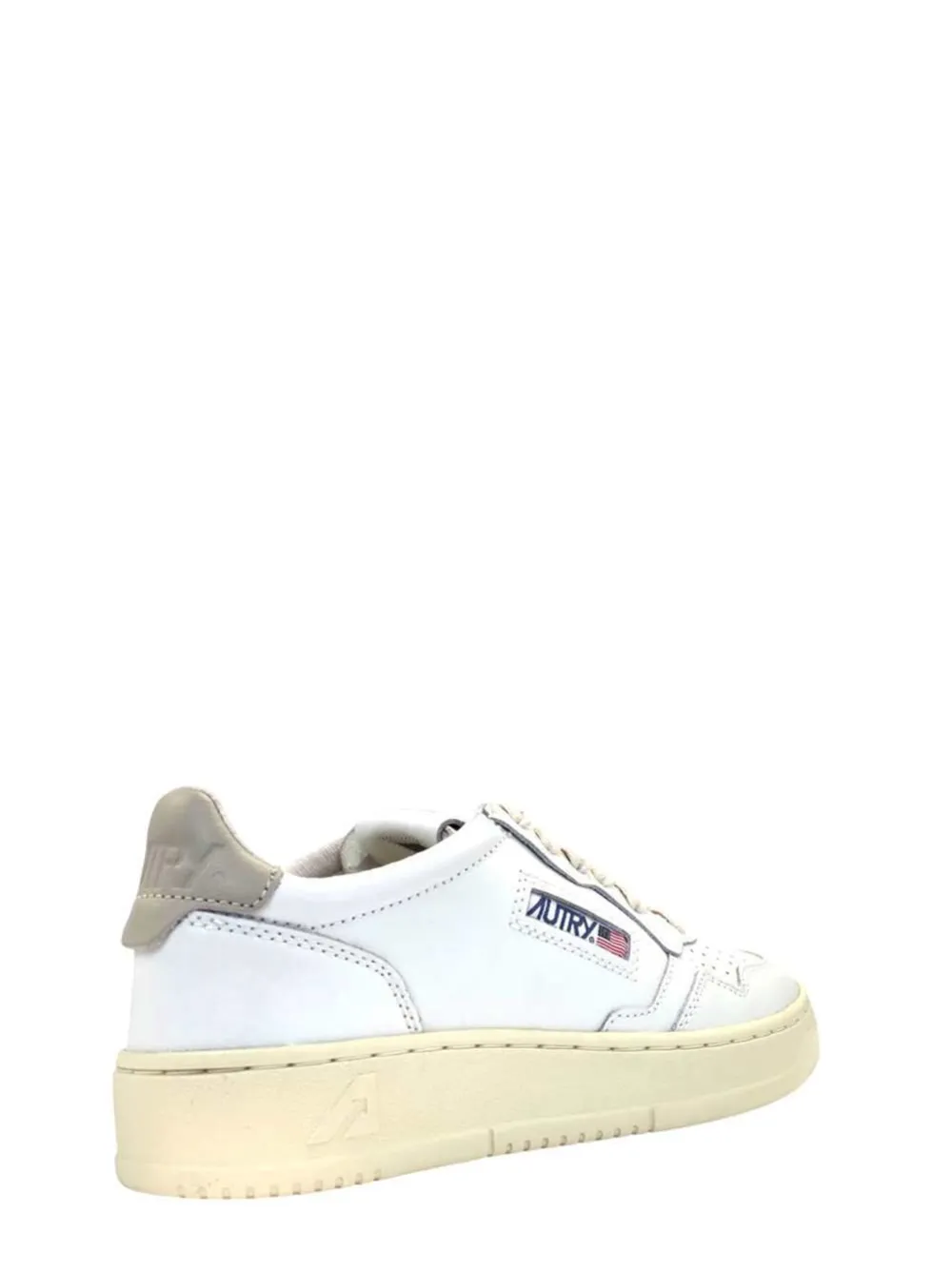 Autry Medalist perforated leather sneakers Wit