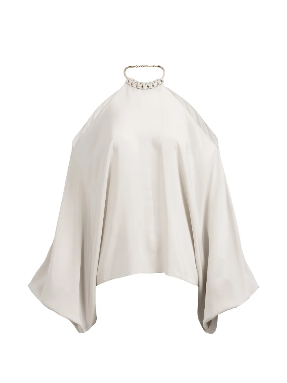 Silvia Tcherassi Consuelo cold-shoulder blouse - Bianco