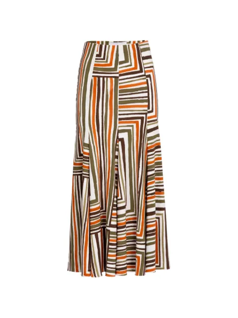 Silvia Tcherassi Josette striped midi skirt