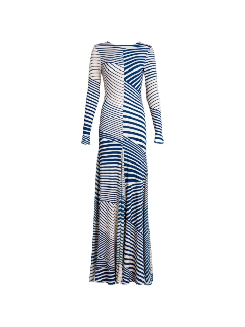 Silvia Tcherassi Basia striped maxi dress