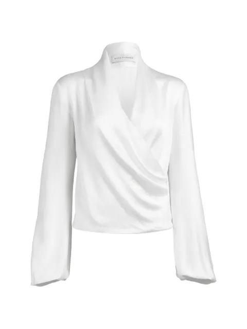 Silvia Tcherassi blusa Tea con estilo cruzado