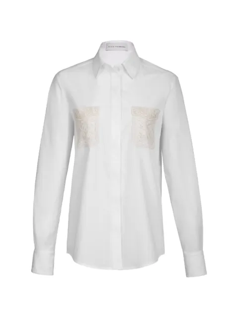 Silvia Tcherassi Naroa lace-pocket shirt
