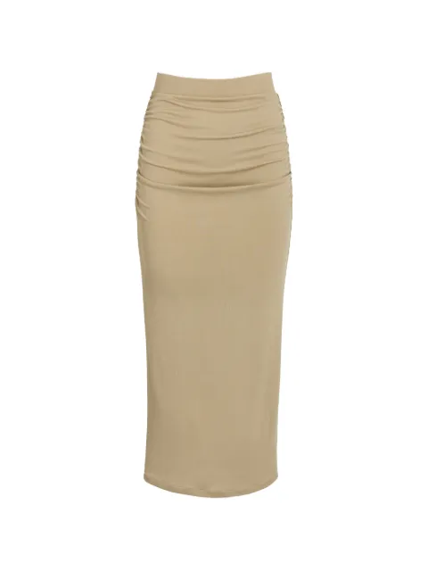 Silvia Tcherassi Karli ruched midi skirt