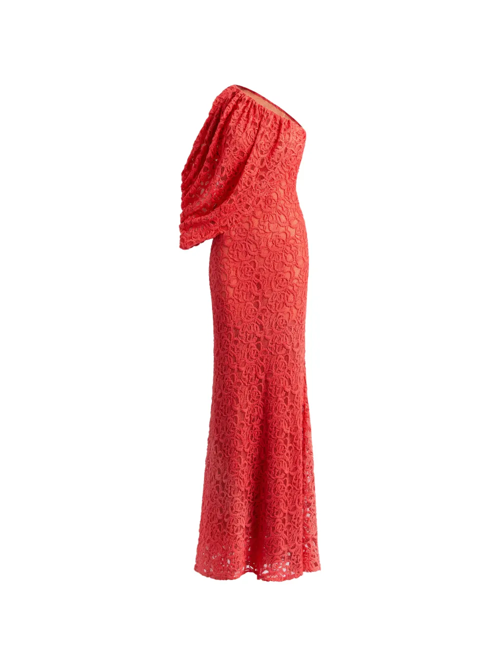 Silvia Tcherassi Terry one-shoulder maxi dress - Rot