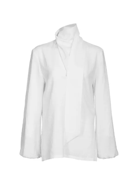 Silvia Tcherassi Alanis scarf-detail high-neck blouse