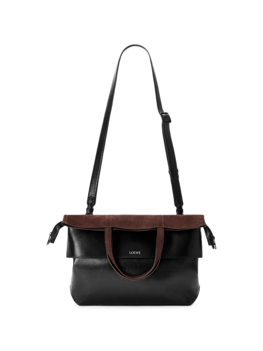 LOEWE Switch leren shopper Zwart