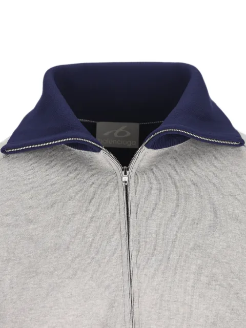 Balenciaga jacquard-knit color-block jacket