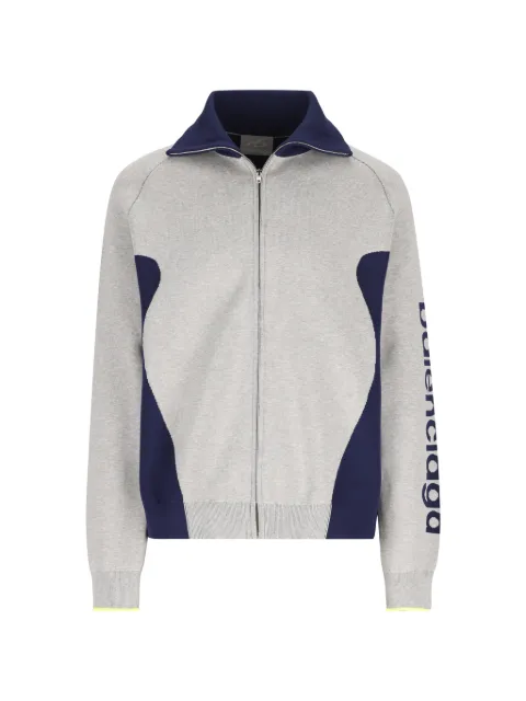Balenciaga jacquard-knit color-block jacket