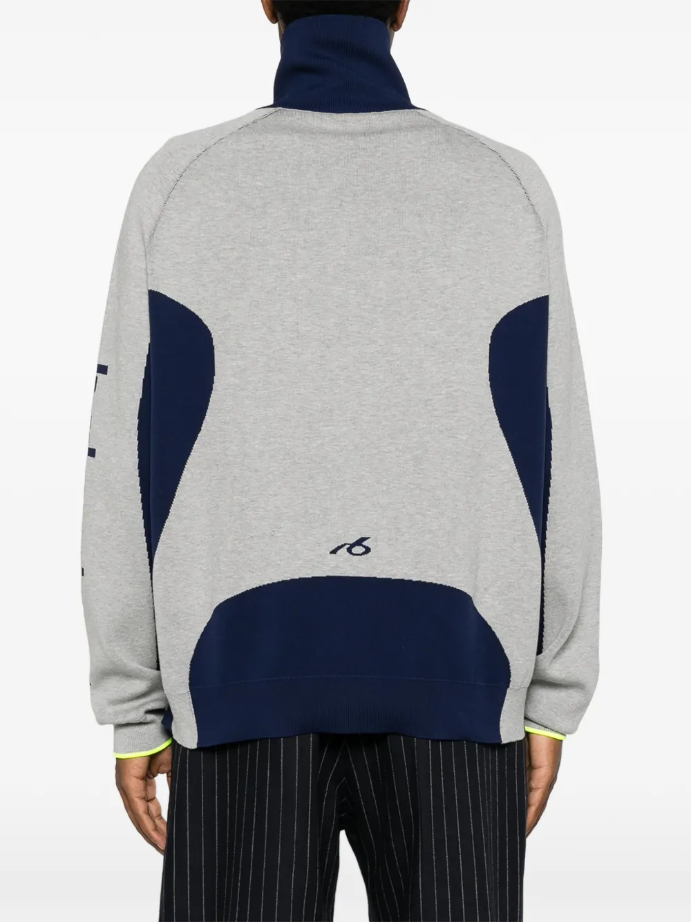 Balenciaga Bodies gebreid vest met rits Grijs