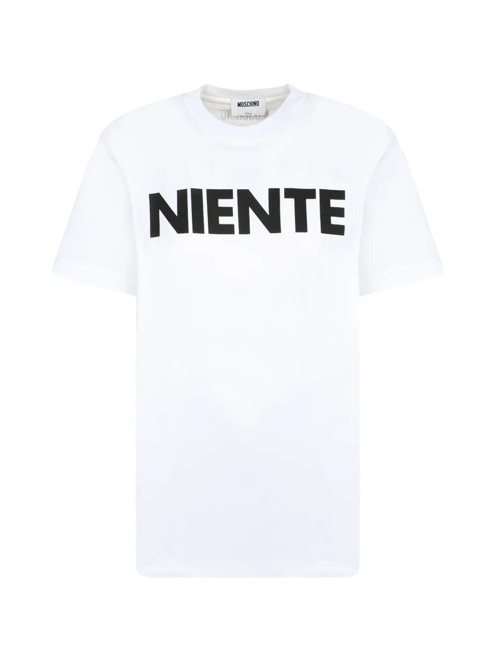 Moschino slogan-print T-shirt - Weiß
