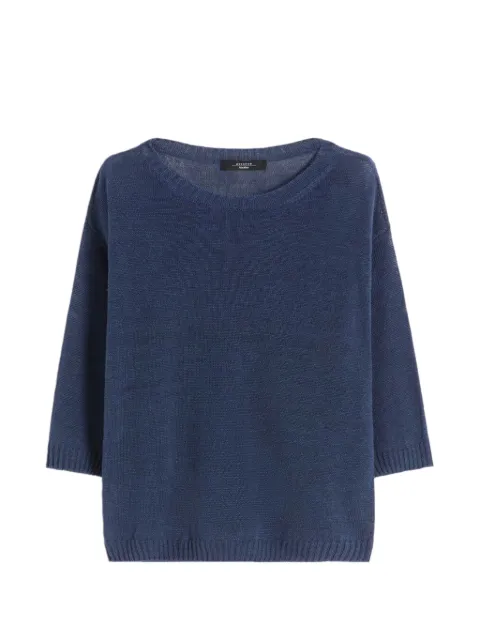 Weekend Max Mara — linen three-quarter sleeve sweater