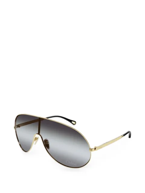 Chloé gradient-lens pilot-frame sunglasses