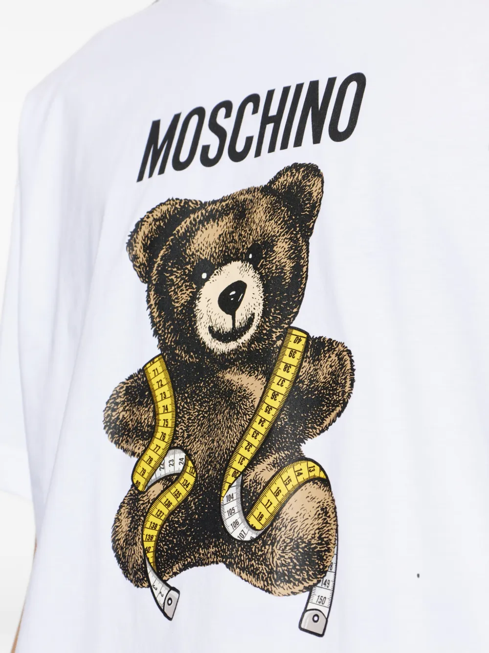 Moschino T-shirt met teddybeerprint Wit