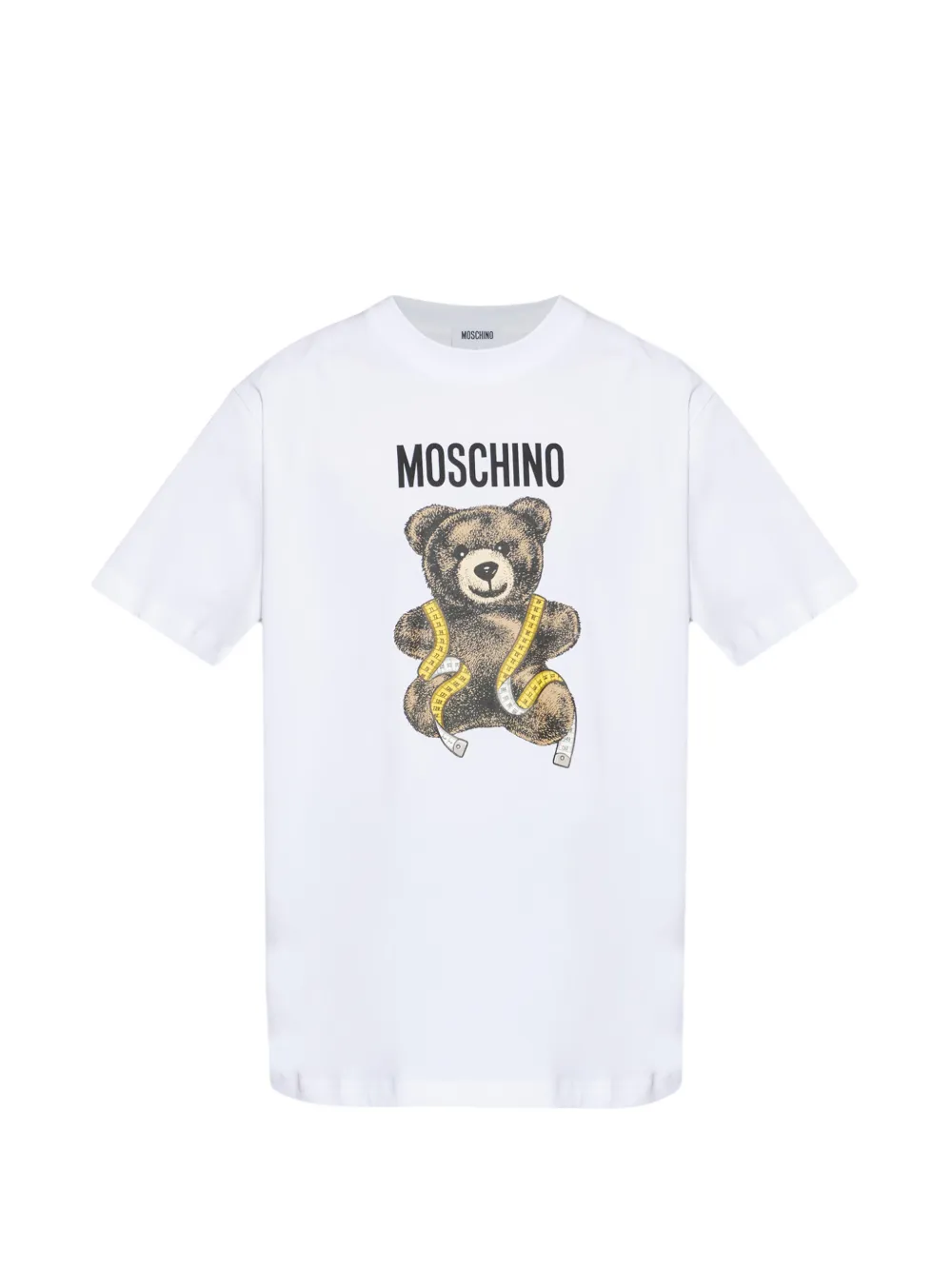 Moschino T-Shirt mit Teddy-Print - Weiß