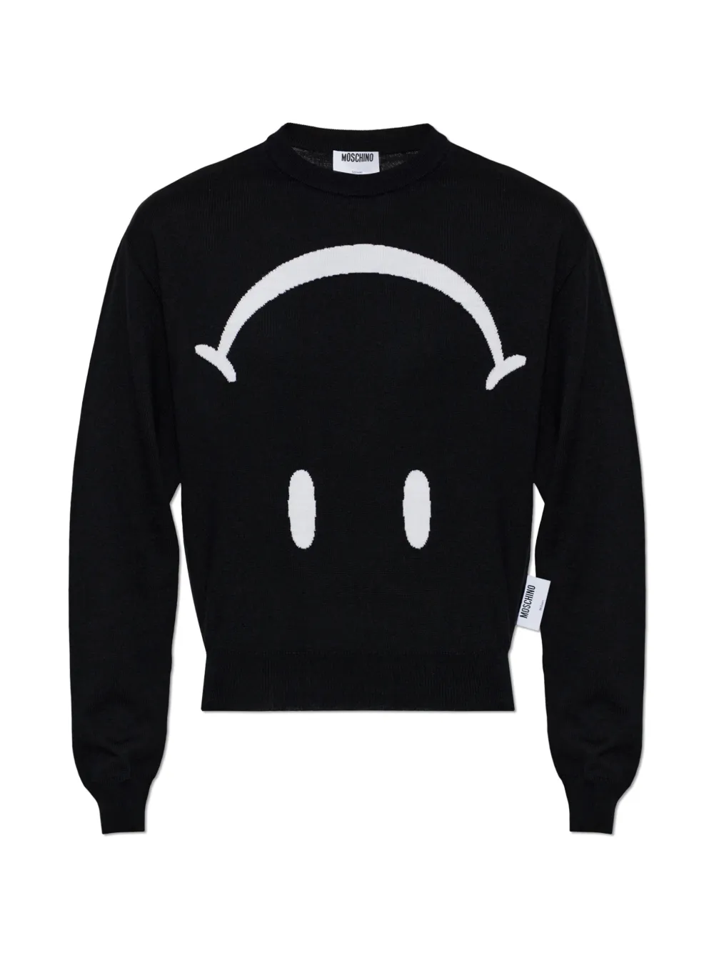 Moschino Maglione con ricamo X Smiley® - Nero