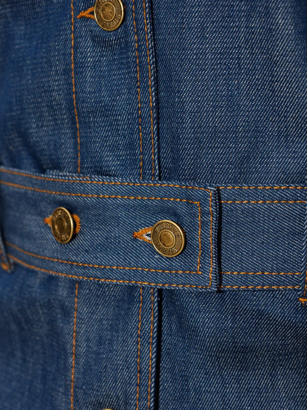 Moschino Mini-jurk met knopen en ceintuur Blauw