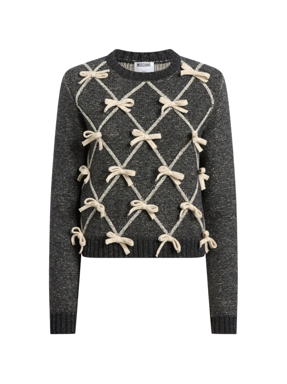 Moschino Maglione con decorazione - Grigio
