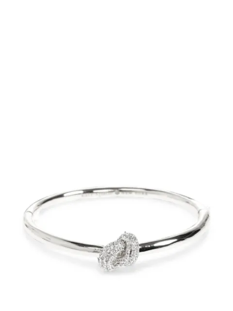 Kate Spade crystal-embellished knot bracelet