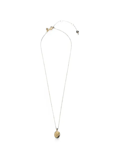 Kate Spade shell-pendant cable-link necklace