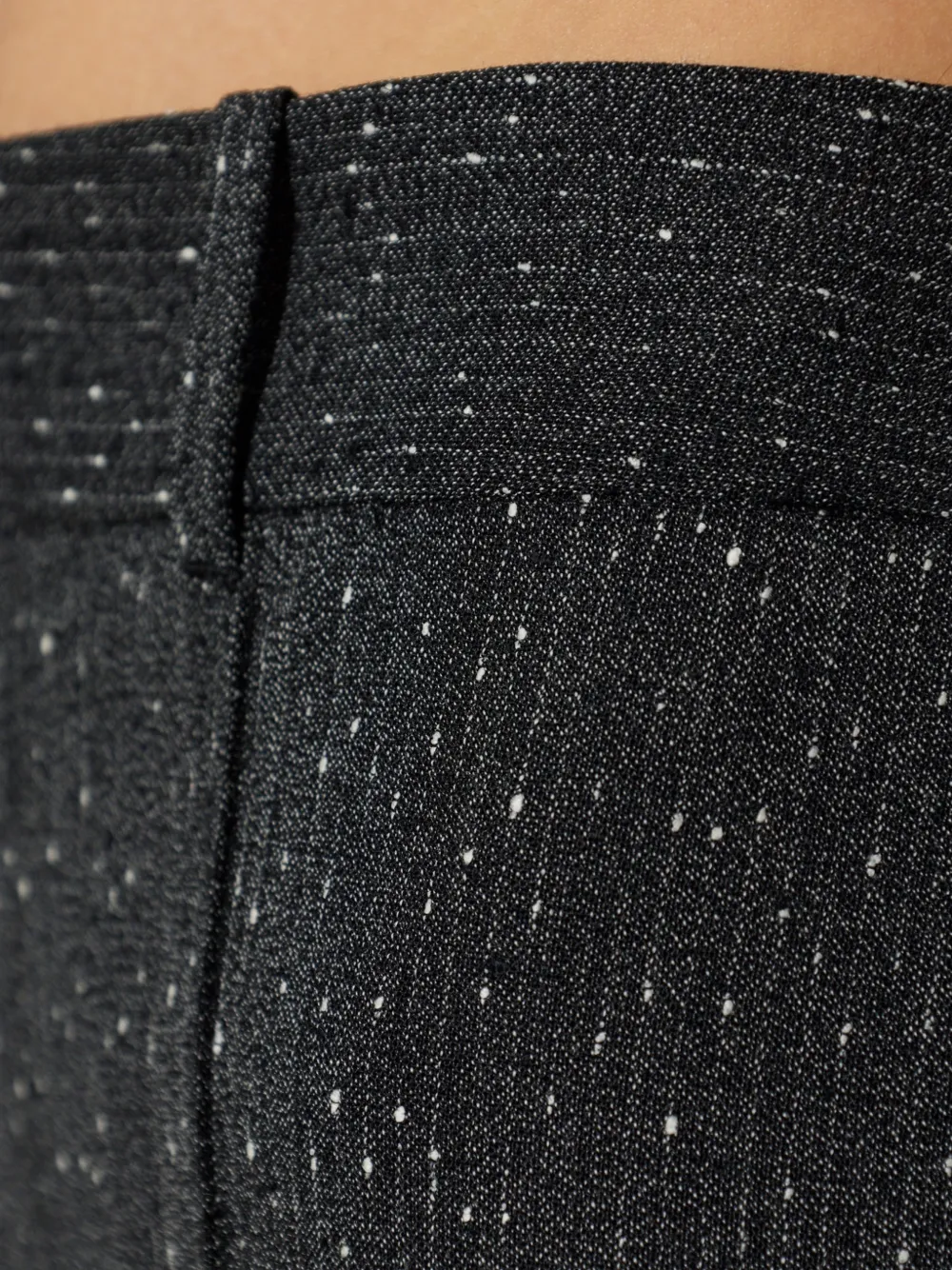 Alexander McQueen Broek met gesmockt detail en omgeslagen pijpen Grijs