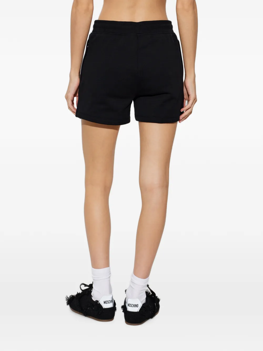 Moschino Shorts met teddybeerprint Zwart