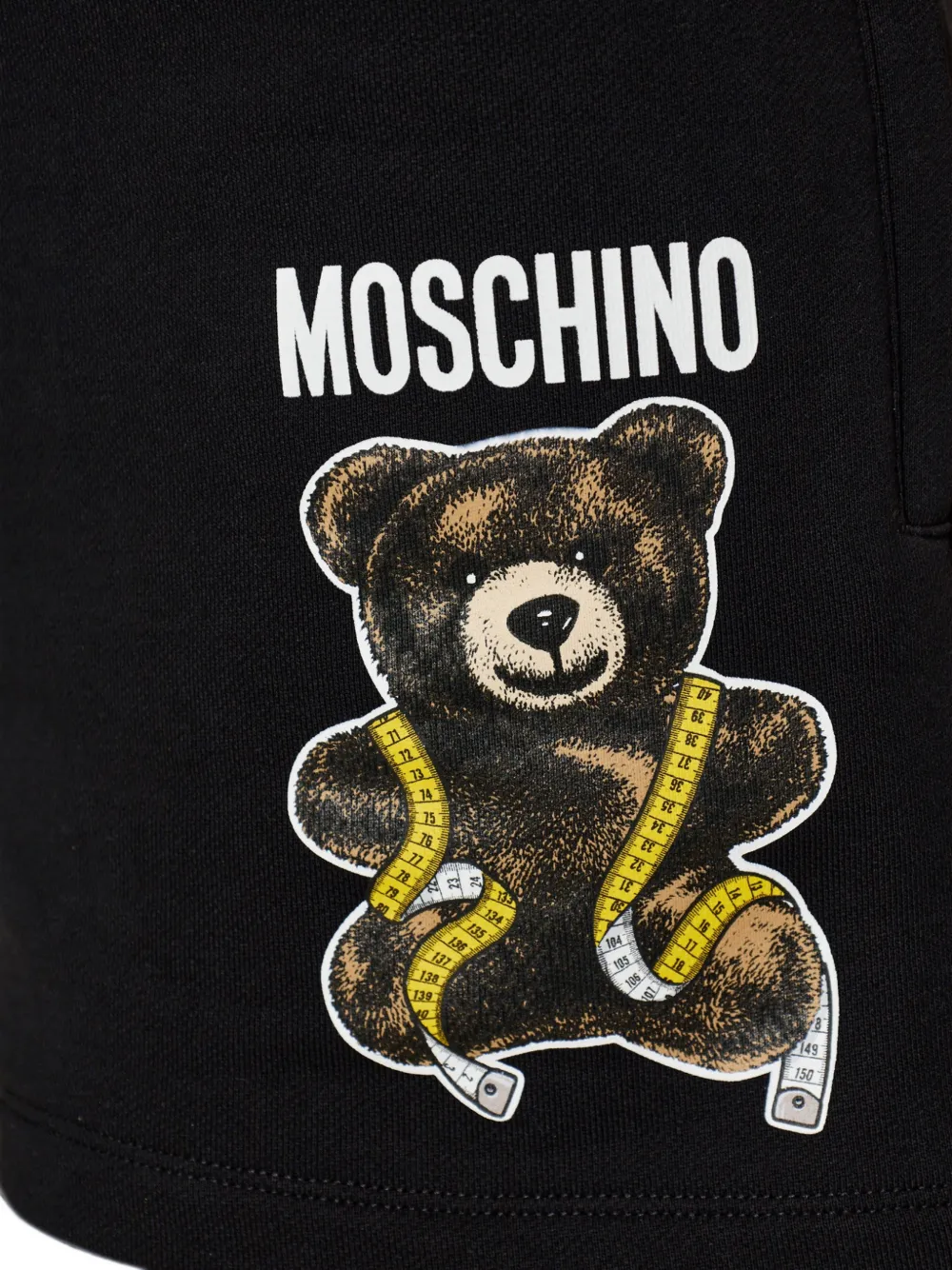 Moschino Shorts met teddybeerprint Zwart