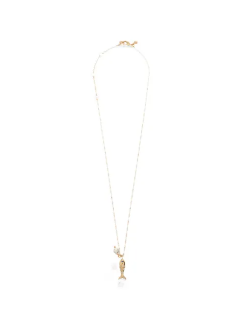 Kate Spade Summer Daze fish-motif necklace