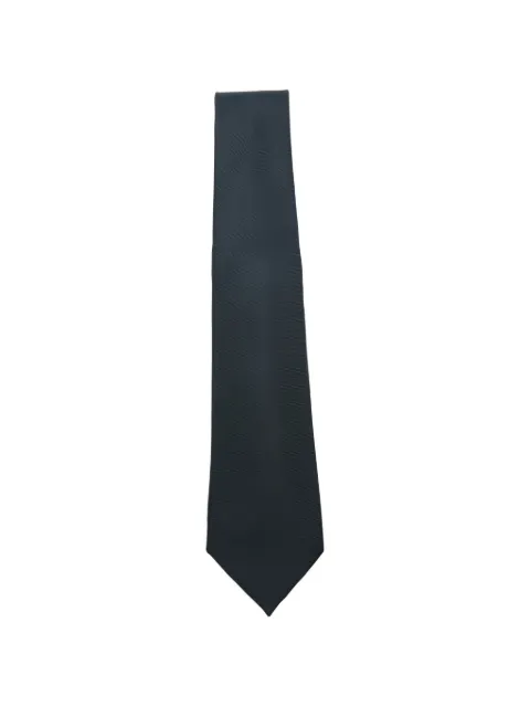 Kiton diagonal-stripe silk tie