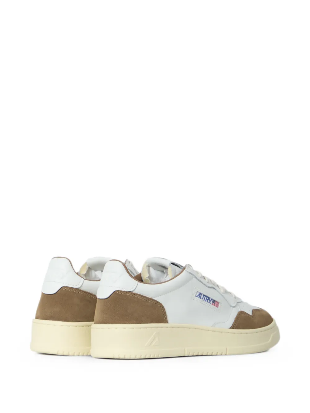 Autry Medalist suede-panelled sneakers Wit