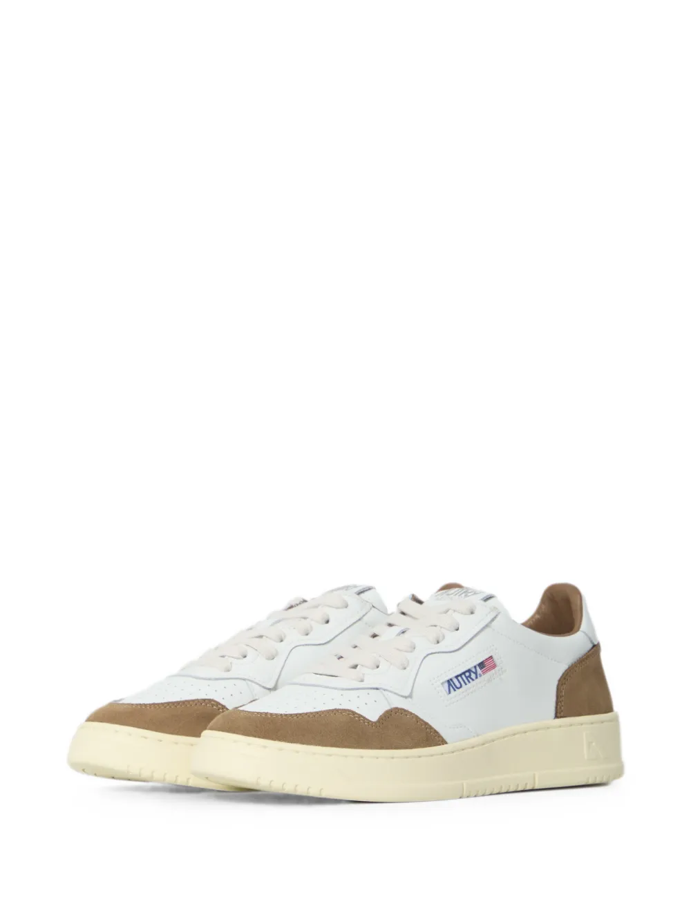 Autry Medalist suede-panelled sneakers Wit