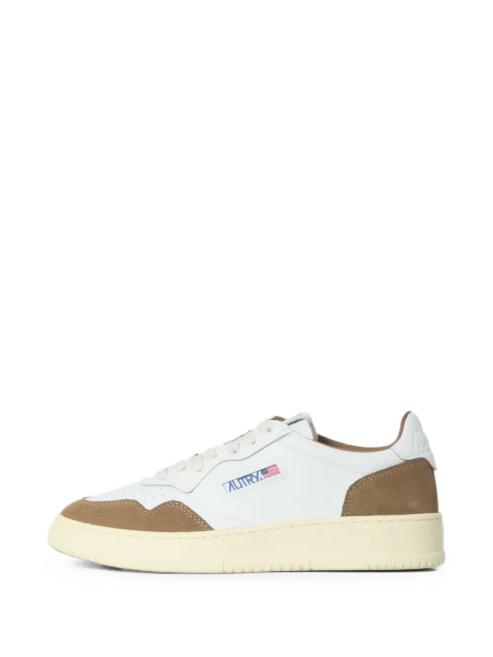 Autry Medalist suede-panelled sneakers Wit