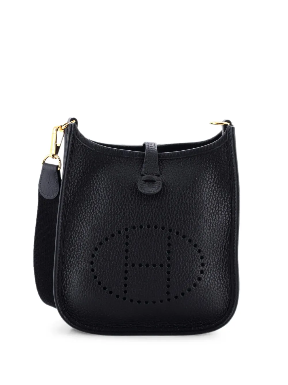 Hermès Pre-Owned Evelyne Bag Gen III Clemence TPM crossbody bag - Black
