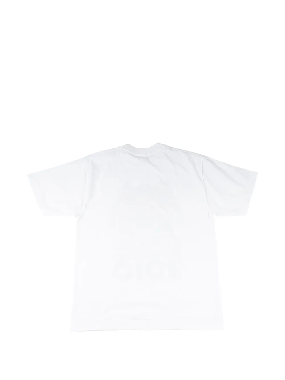A BATHING APE T-shirt met grafische print Wit