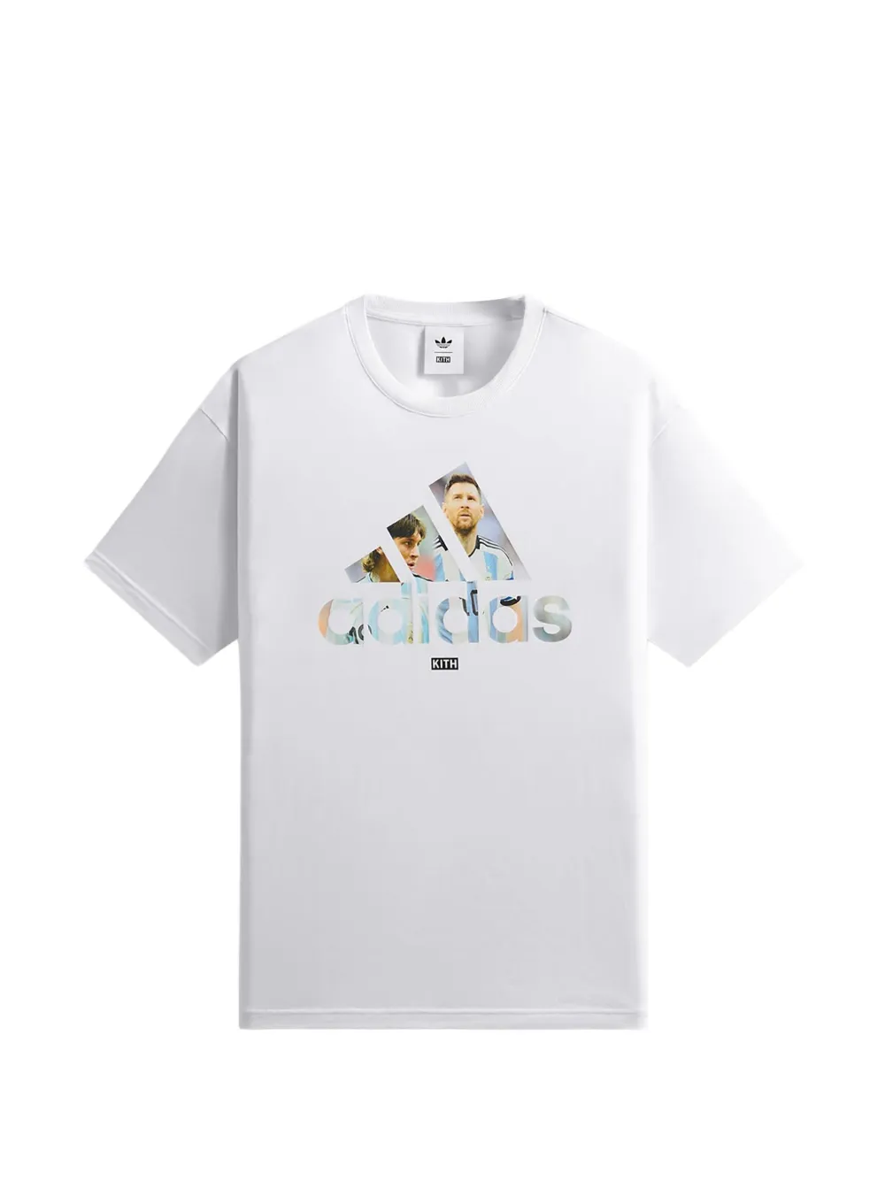 KITH x Messi x adidas graphic-print cotton T-shirt - Bianco