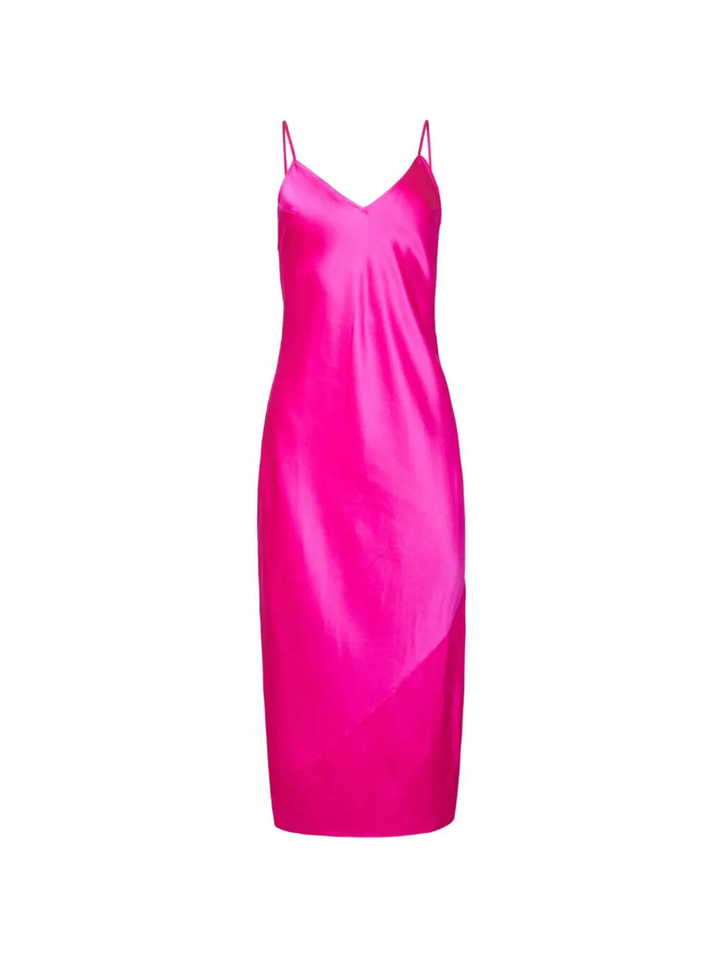 Fleur Du Mal side-slit midi dress - Rosa