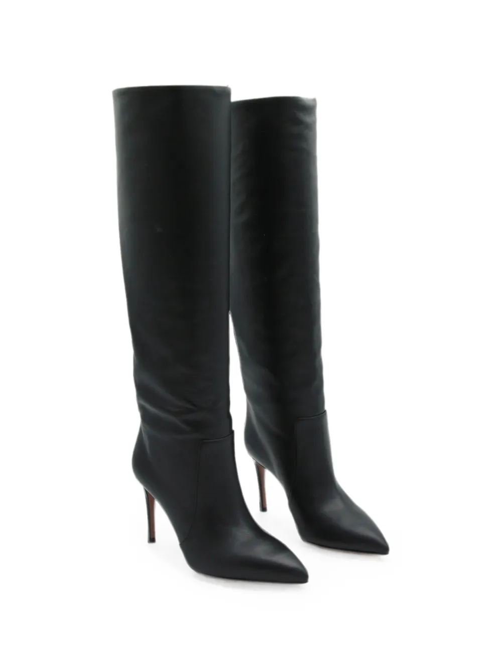 Paris Texas pointed-toe knee-high boots Zwart