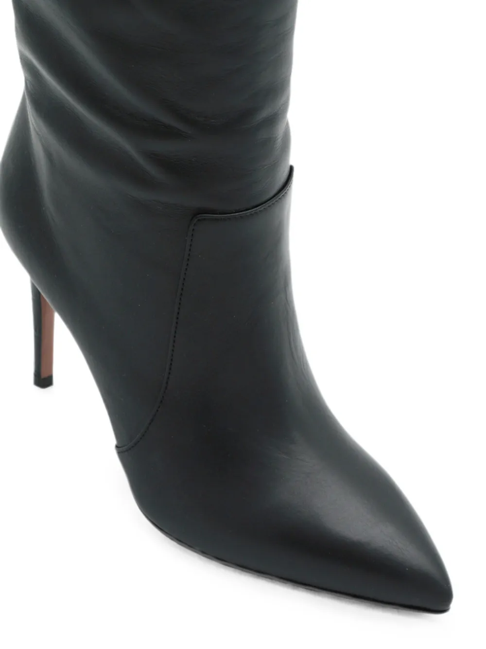 Paris Texas pointed-toe knee-high boots Zwart