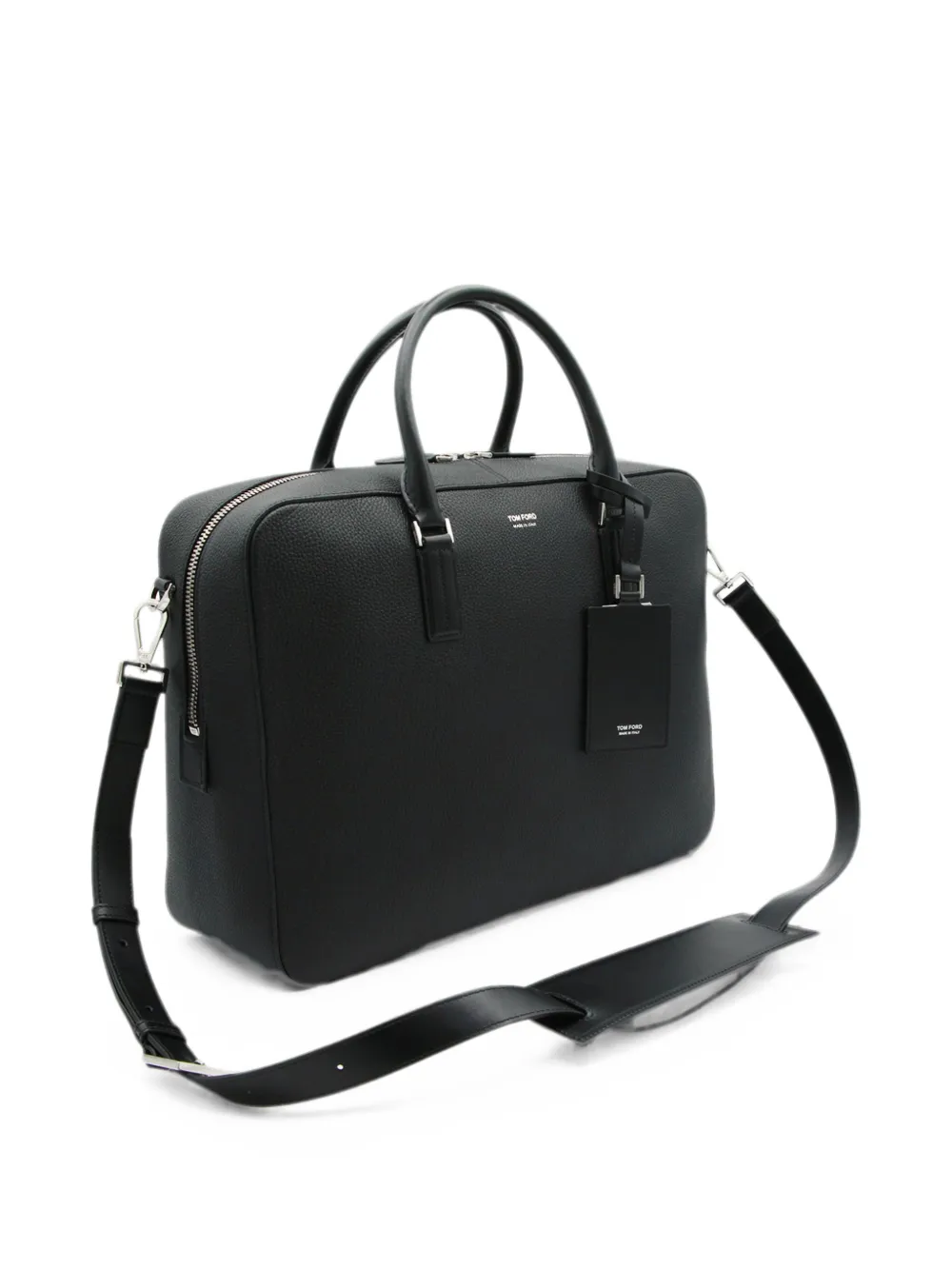 TOM FORD Leren shopper Zwart