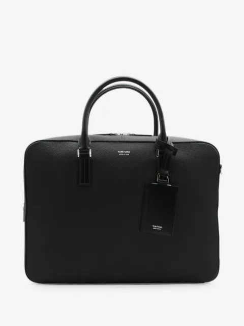 TOM FORD grained leather tote bag