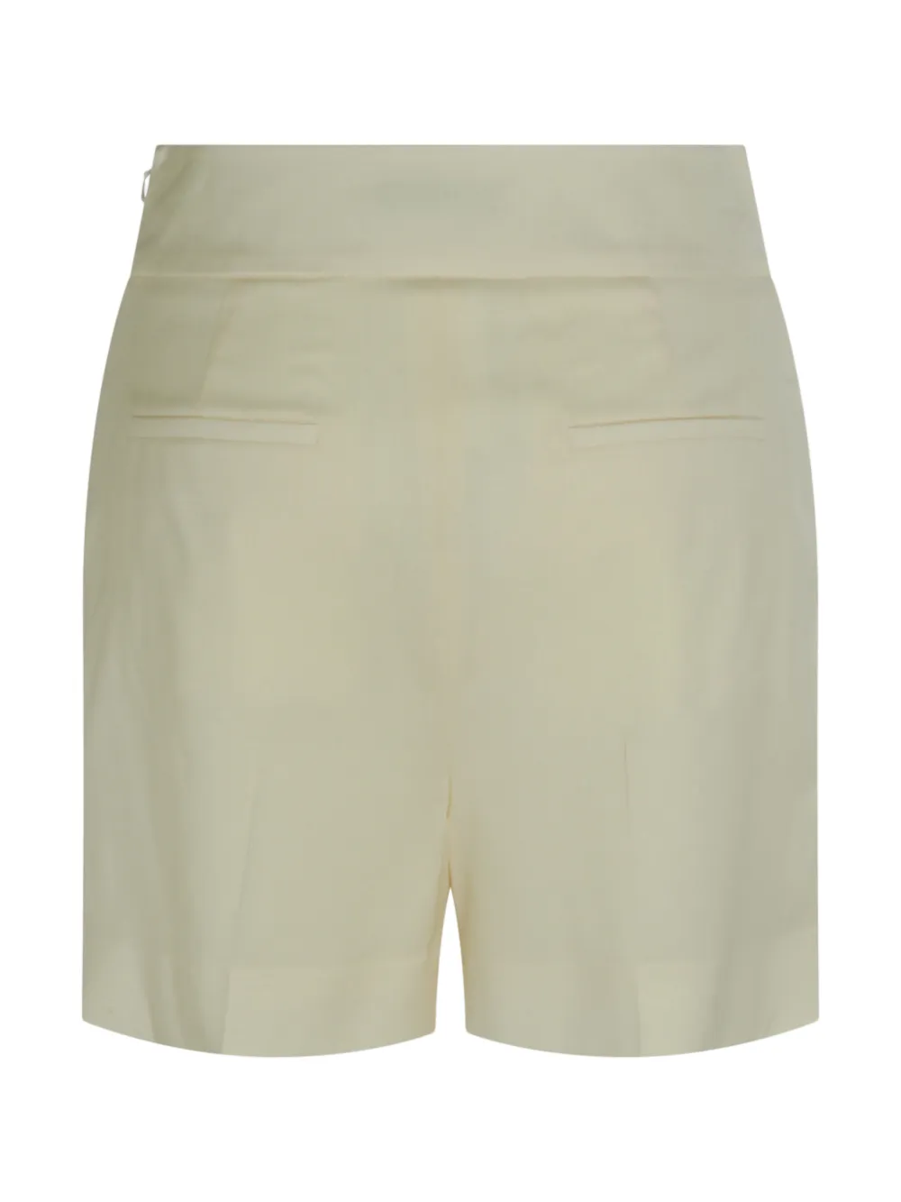 Max Mara Geplooide shorts Beige