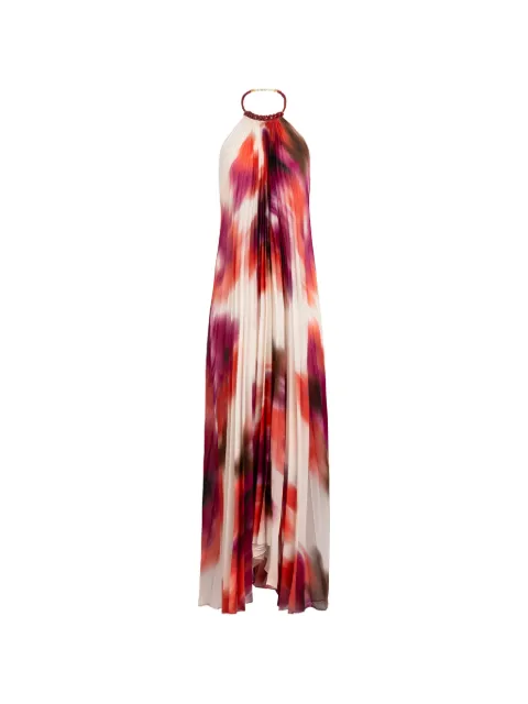 Silvia Tcherassi Constanza pleated floral-print maxi dress