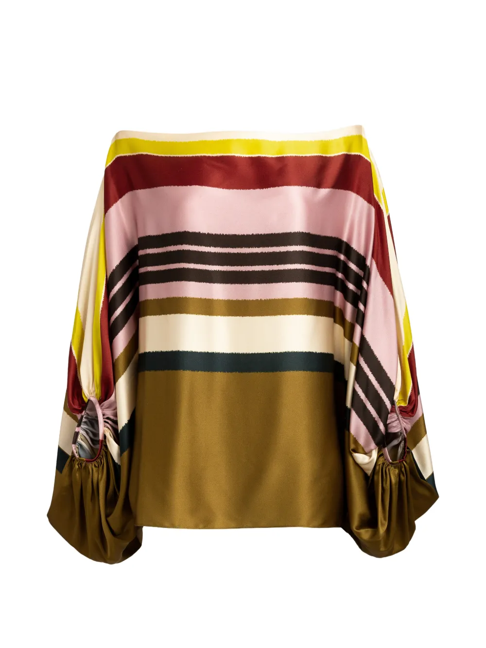 Silvia Tcherassi Blusa Bellagio a righe - Verde