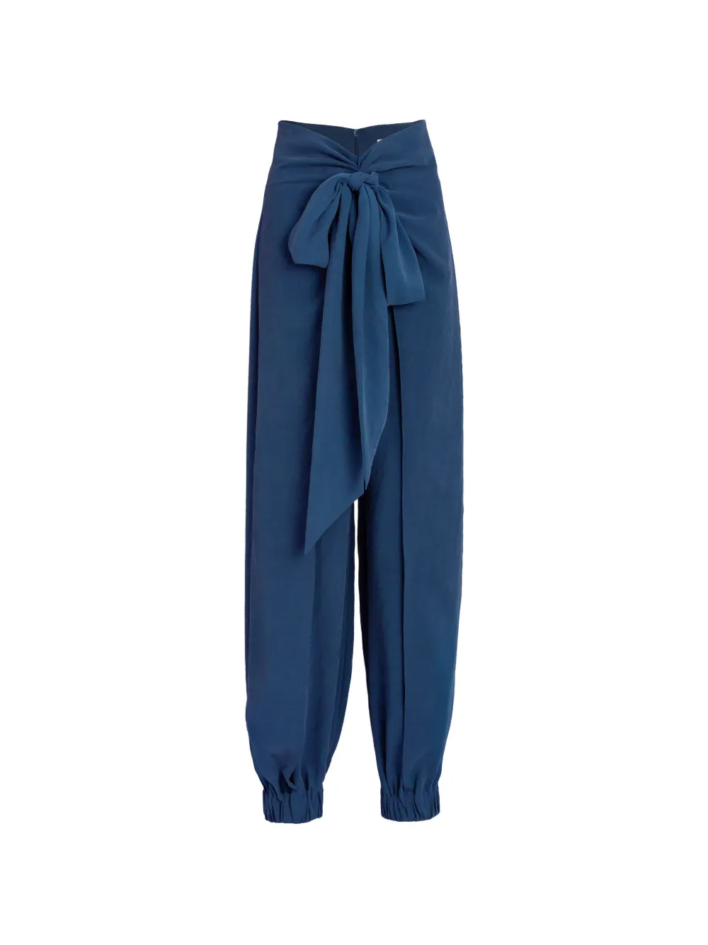 Silvia Tcherassi Felipe bow-detail trousers - Blu