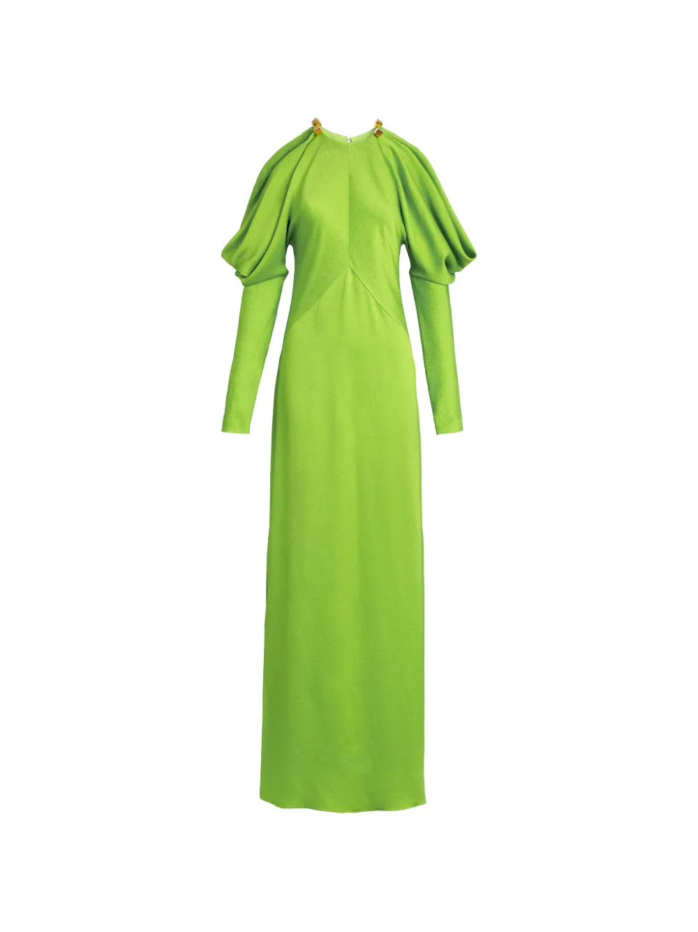Silvia Tcherassi Antonia cold-shoulder maxi dress - Verde