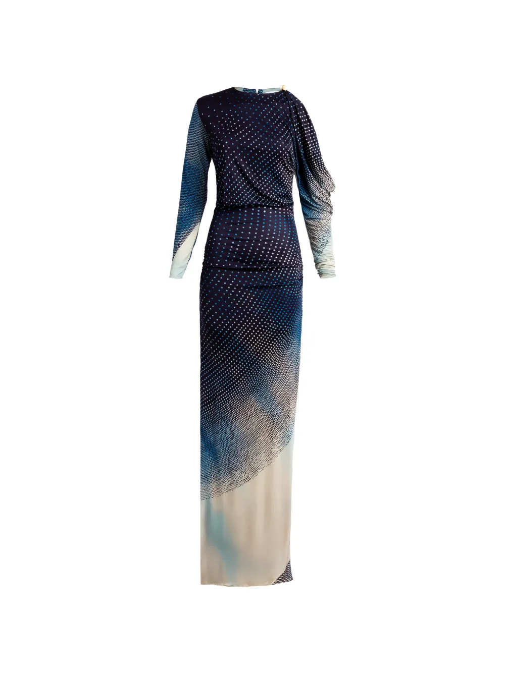 Silvia Tcherassi Zaid polka-dot maxi dress - Blue