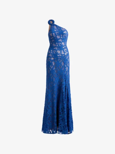 Silvia Tcherassi Teresa one-shoulder lace maxi dress